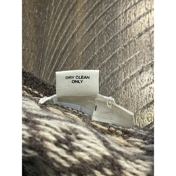 Vintage J.Crew Brown 100% Wool Oarsman Sweater V-Neck Pullover Size X-Large - Picture 9 of 9